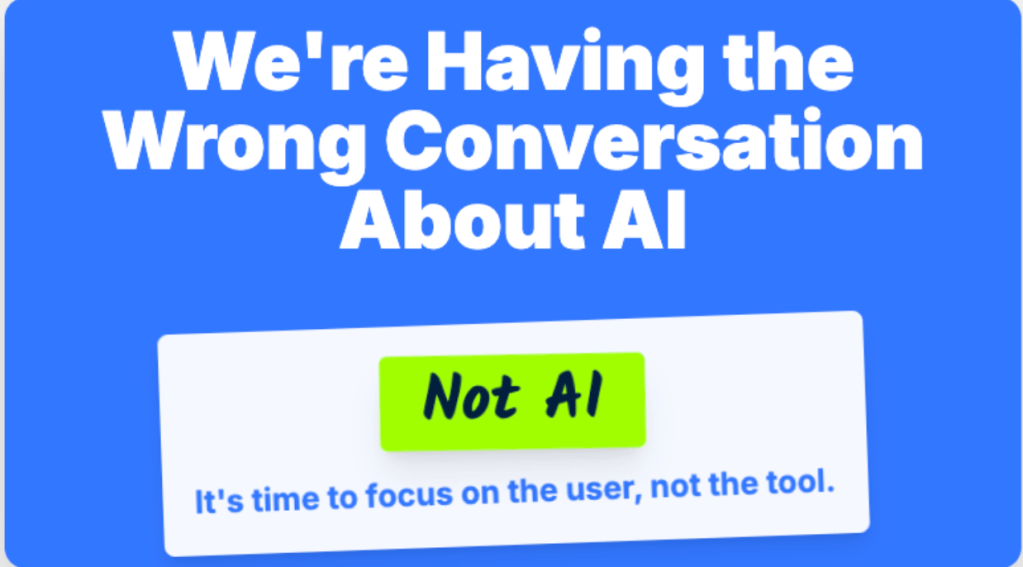 Wrong conversations about AI